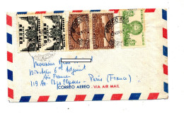Lettre  Cachet Mexico Sur Palais Etc - Mexique