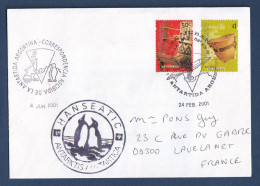 Argentine - Lettre - Hanseatic - Antartida Argentina - Correspondencia - 2001 - Lettres & Documents