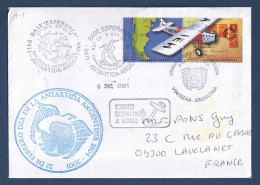 Argentine - Lettre - 22 De Febrero Dia De La Antartida Argentina 1904 - Base Esperanza - 2001 - Lettres & Documents