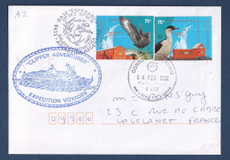 Argentine - Lettre - Clipper Adventurer - Expedition Voyage - Base Esperanza - 2002 - Lettres & Documents