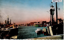 Dunkerque Le Port De Pêche ( Bateau Feu Dans Bassin Du Commerce, Timbrée En 1959 Avec 2 Timbres De 10f Double - Dunkerque