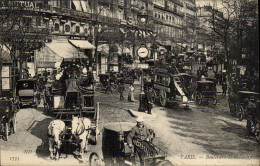 Paris CPA Boulevard Montmatre (nombreuses Caleches Chevaux) TOP - Paris (09)