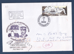 Suède - Lettre - Nordenskjold Polar History Expedition - Antarctica - Signé Fred Goldberg - 2002 - Briefe U. Dokumente