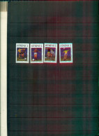 DOMINICA VAINQUEURS MEXICO 86  4  VAL SURCHARGES NEUFS A PARTIR DE 2 EUROS - Dominique (1978-...)