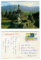 Indonésie - Java - Open Stupa With A Budha Inside At Borobudur - Indonesia