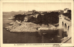 CPA Marseille Pont De La Fausse Monnaie Et Pointe De MalDorme - Endoume, Roucas, Corniche, Strände