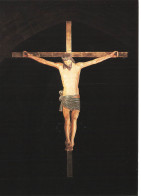 FRANCE - Cluny - Bourgogne Du Sud - Eglise N D De Cluny XIIIe Siècle - Christ En Bois Polychrome - Croix - Carte Postale - Cluny