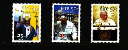 IRELAND/EIRE - 2003  ANNIVERSARY OF THE ELECTION OF POPE JOHN PAUL II  SET MINT NH - Ungebraucht