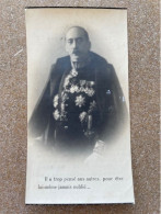 Bidprentje BELGISCH SCHRIJVER/DIPLOMAAT DHR GEORGES VAXELAIRE ° BRUSSEL 1873 En Er Overleden 1942, PHOTO CRAMPONI - Religion & Esotericism