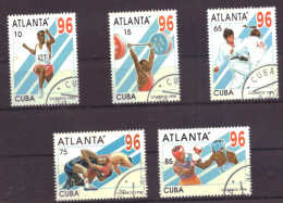 Cuba 3899 T/m 3909 Used Sports Olympics (1996) - Oblitérés