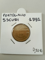 PORTOGALLO  5 SCUDI  1991 - Autres & Non Classés