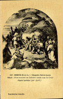 CPA Dreux Chapelle Saint Louis Vitrail Jesus Montant Au Calvaire Sous La Croix - Dreux