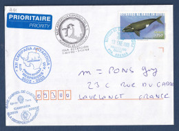 Chili - Lettre - Base Antartica Espanola - Campana Antartica - Hesperides - 2003 - Chili