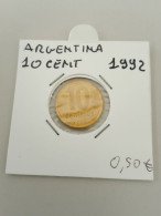ARGENTINA 10 CENTAVOS 1992 - Autres & Non Classés