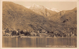 A759 Switzerland Locarno Muralto Rivapiana RPPC Vintage Postcard - Locarno