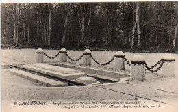 60  RETHONDES Emplacement Du Wagon Des Plénipotentiaires Allemands CPA  N°37 EDIT LL - Rethondes