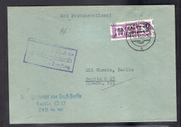 DDR.ZKD-Brief, EF. Mi.-Nr. Dienst 13/1600 - Sonstige & Ohne Zuordnung