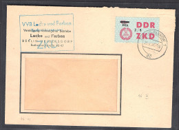 DDR. ZKD-Dienslaufkontrollzettel Mi.-Nr. 46 VI EF. Auf Brief. - Sonstige & Ohne Zuordnung