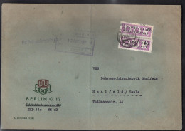 DDR.ZKD-Brief, MiF. Mi.-Nr. Dienst 12+13/1600 - Sonstige & Ohne Zuordnung