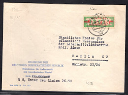 DDR. ZKD-Brief Mit  EF. Mi.-Nr. 30 III M - Sonstige & Ohne Zuordnung
