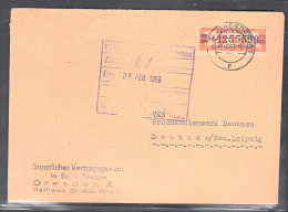 DDR. ZKD-Brief Mit  EF. Mi.-Nr. 23 M - Sonstige & Ohne Zuordnung