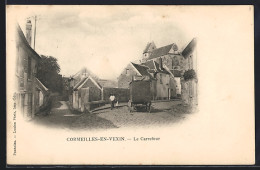 CPA Cormeilles-en-Vexin, Le Carrefour - Autres & Non Classés