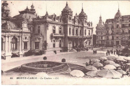 MONTE-CARLO LE CASINO ANNULLO TARGHETTA 1928 - Spielbank