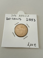 SUD AFRICA 20 CENTS 1993 - Autres & Non Classés