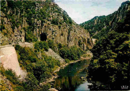 03 - Chouvigny - Les Gorges De Chouvigny Dans La Vallée De La Sioule - Le Tunnel Et La Sioule - Carte Dentelée - CPSM Gr - Andere & Zonder Classificatie