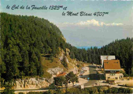 01 - Le Col De La Faucille - Vue Panoramique Sur Le Mont Blanc Et Le Lac Léman - Carte Dentelée - CPSM Grand Format - Vo - Non Classés