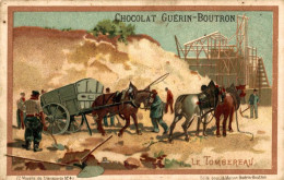 CHROMO CHOCOLAT GUERIN BOUTRON LE TOMBEREAU - Guerin Boutron