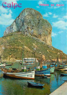 Espagne - Espana - Comunidad Valenciana - Calpe - Penon De Ifach Y Puerto - Rocher D'Ifach Et Le Port - Bateaux - CPM - - Alicante