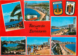 Espagne - Espana - Comunidad Valenciana - Benidorm - Multivues - Blasons - Femmes En Maillot De Bain - CPM - Voir Scans - Alicante