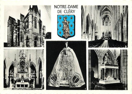 45 - Cléry Saint André - La Basilique Notre-Dame - Multivues - Blasons - Mention Photographie Véritable - Carte Dentelée - Autres & Non Classés