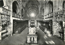 01 - Bourg En Bresse - Eglise De Brou - Le Chœur, La Nef, Les Tombeaux - Mention Photographie Véritable - CPSM Grand For - Brou - Kirche