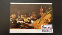 Carte Maximum Card Lutherie Instrument De Musique Violon Violin Music France 1979 - Musique