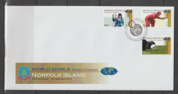 Norfolk Island 2010 World Bowls Champion Of Champions FDC - Ile Norfolk