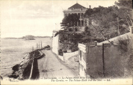 CPA Marseille La Corniche Le Palace Hotel Et Les Iles - Endoume, Roucas, Corniche, Strände