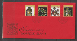 Norfolk Island 2009 Christmas FDC - Ile Norfolk