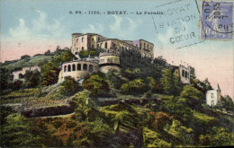 CPA Chateau Royat Le Paradis - Castles