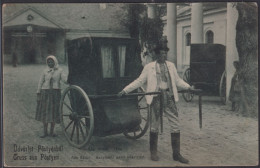 Greetings From Postyen. Old Baths. Main Square. - Slovacchia