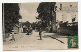 RL Cpa 45 OLIVET La Gare Des Tramways, Belle Carte ANIMATION Voyagée  Voir Scanne L.L Caleche - Autres & Non Classés