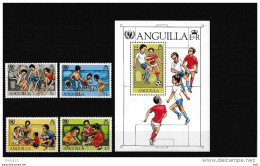 A07977)Kinder: Anguilla 446 - 449** + Bl 39** - Autres & Non Classés