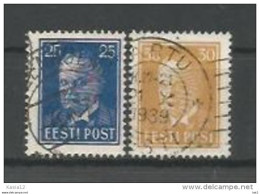 A00490)Estland 135 - 136 Gest. - Estonie