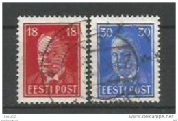 A00492)Estland 146 - 147 Gest. - Estonie
