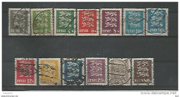 A00478)Estland 74 - 86 A + B Gest., Ohne Nr. 84 - Estonie