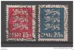 A00485)Estland 106 - 107 Gest. - Estonie