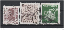 A09833)Südkorea 540 + 546 + 547 Gest. - Corée Du Sud