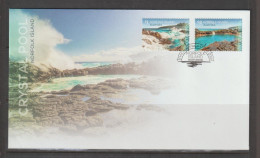 2019 Norfolk Island Crystal Pool FDC - Ile Norfolk