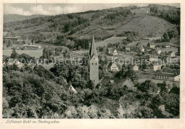Wiehl Oberbergischer Kreis Ortsansicht Mit Kirche - Wiehl
